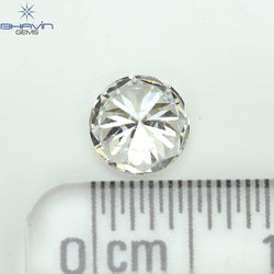 0.51 CT Round Shape Natural Diamond White Color SI Clarity (5.19 MM)