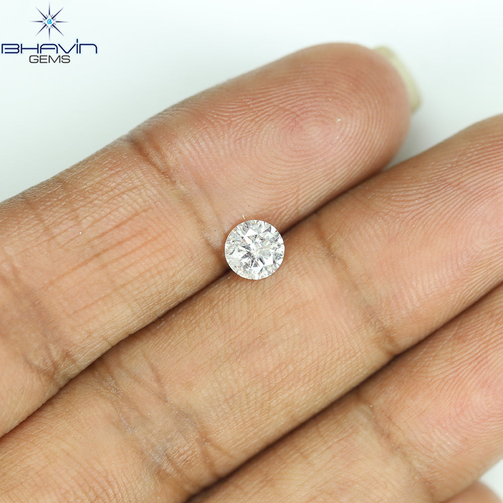 0.50 CT Round Shape Natural Diamond White Color I3 Clarity (5.04 MM)