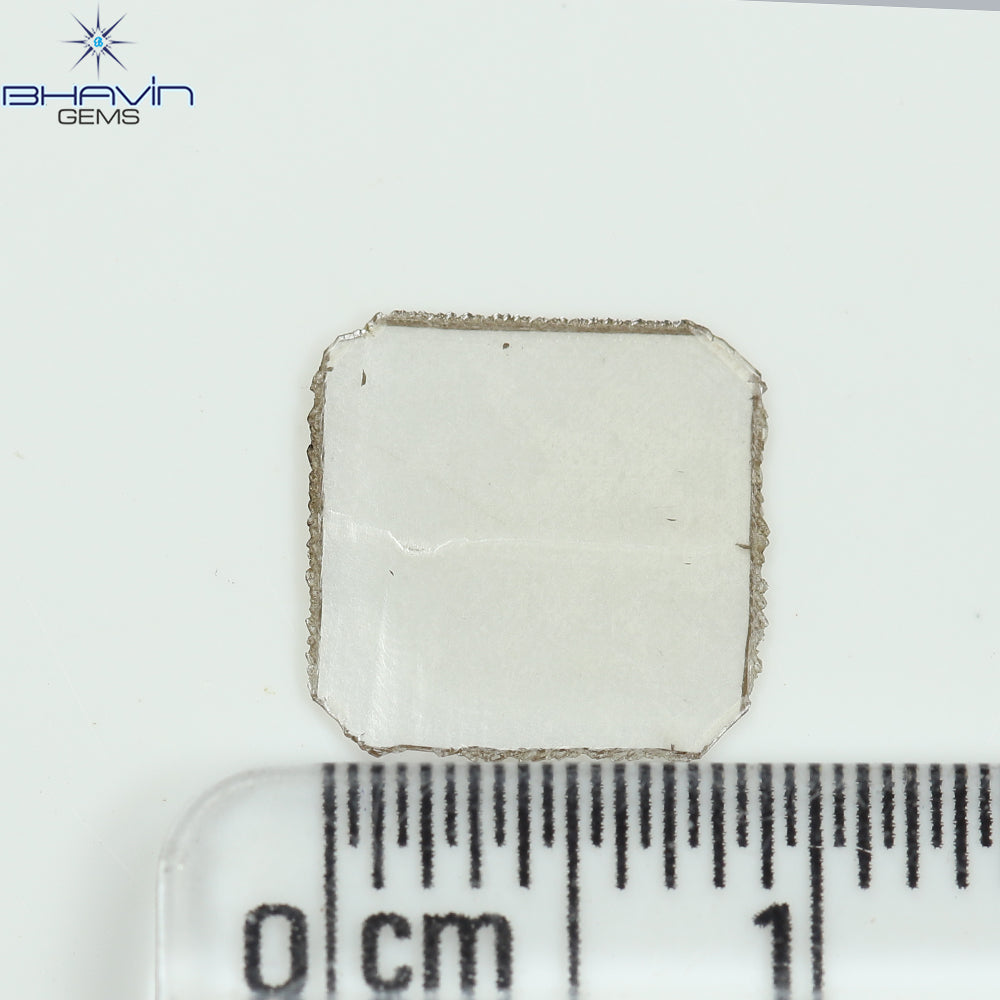 0.44 CT ラフシェイプ ナチュラル ダイヤモンド ブラック グレー (ソルト アンド パッパー) カラー I3 クラリティ (4.95 MM)