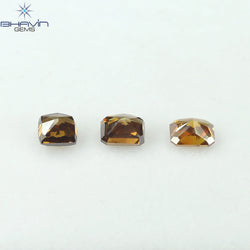 1.42 CT/3 Pcs Natural Mix Diamond Mix Fancy Color Clarity SI (4.86 MM)