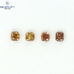 0.95 CT/4 Pcs Natural Mix Diamond Mix Fancy Color Clarity SI (3.53 MM)