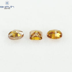 1.03 CT/3 Pcs Natural Mix Diamond Mix Fancy Color Clarity I1 (4.88 MM)