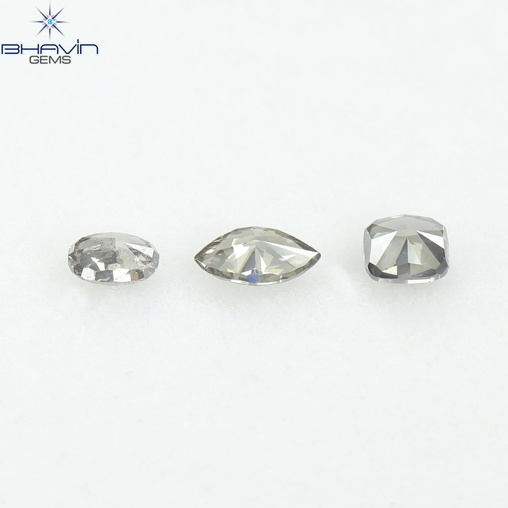 0.34 CT ハートシェイプ ナチュラル ダイヤモンド オレンジ色 VS1 クラリティ (4.59 MM)