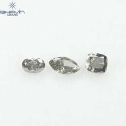 0.34 CT ハートシェイプ ナチュラル ダイヤモンド オレンジ色 VS1 クラリティ (4.59 MM)