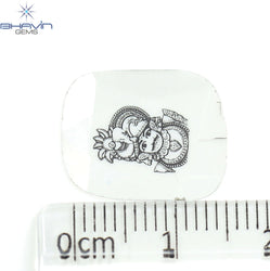 1.33 CT Lab Grown Slice (God) Diamond White Color Clarity VS (16.35 MM)