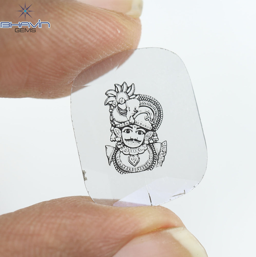 1.33 CT Lab Grown Slice (God) Diamond White Color Clarity VS (16.35 MM)