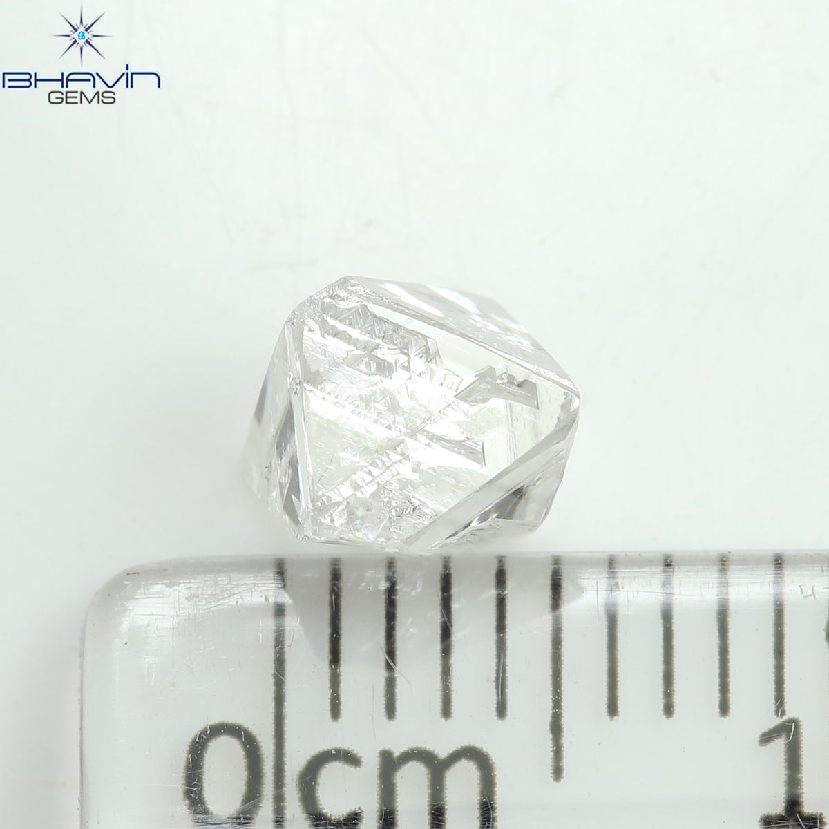 1.22 CT Natural Rough Diamond Pink Color Clarity VS (6.12 MM)