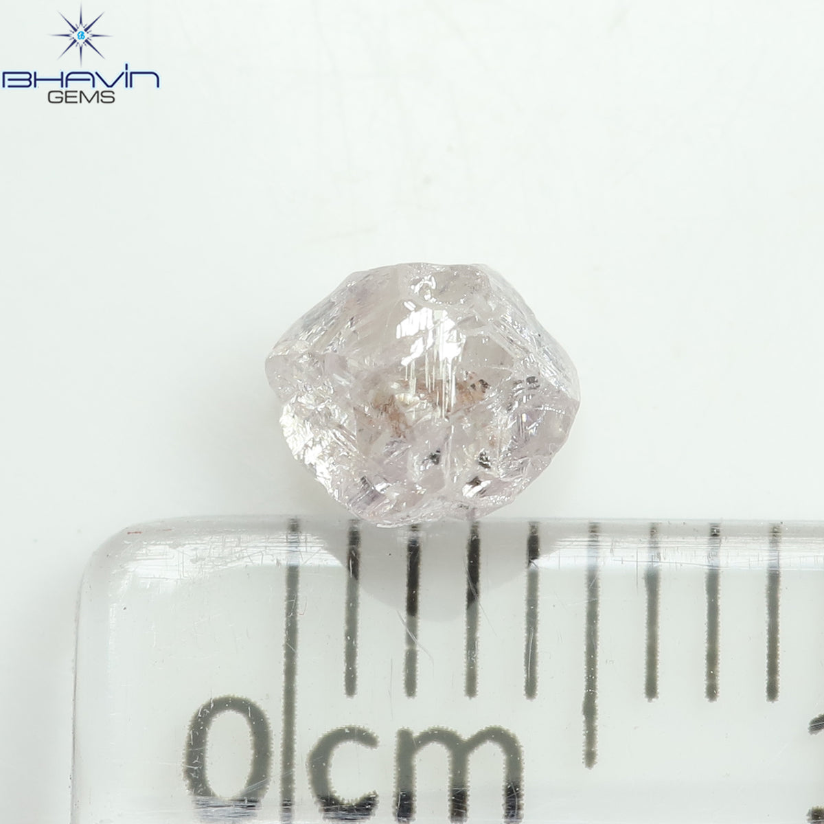 0.34 CT ハートシェイプ ナチュラル ダイヤモンド オレンジ色 VS1 クラリティ (4.59 MM)