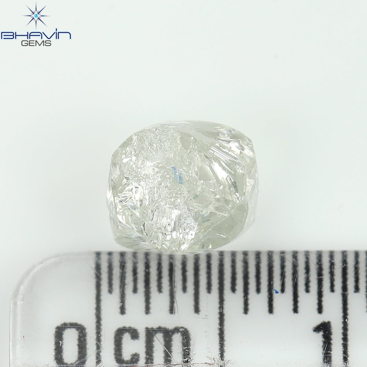 1.58 CT Natural Rough Diamond White Color Clarity VS (6.34 MM)