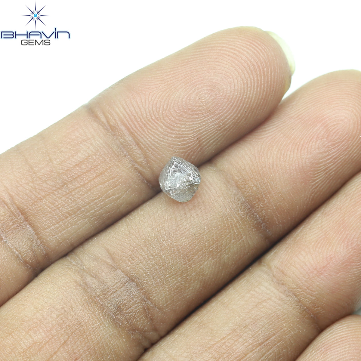 0.99 CT Natural Rough Diamond Pink Color Clarity SI (5.00 MM)