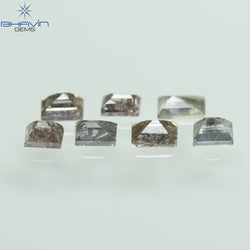 0.34 CT/7 Pcs Baguette Shape Natural Diamond Mix Color SI-I2 Clarity (2.46 MM)
