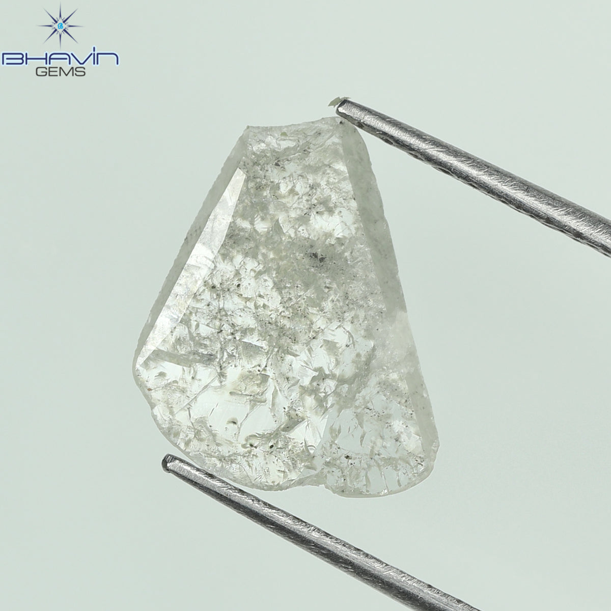 0.77 CT Natural Slice (Polki) Diamond White Color Clarity I3 (10.68 MM)