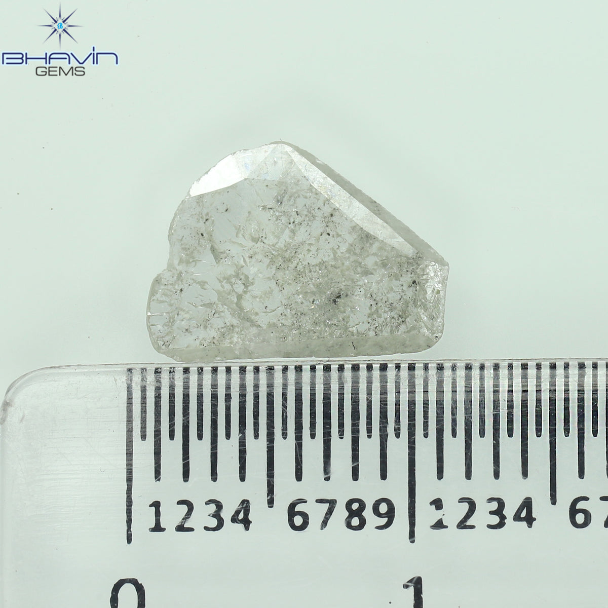 0.77 CT Natural Slice (Polki) Diamond White Color Clarity I3 (10.68 MM)