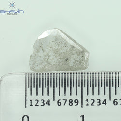0.77 CT Slice (Polki) Shape Natural Diamond  White Color I3 Clarity (10.68 MM)