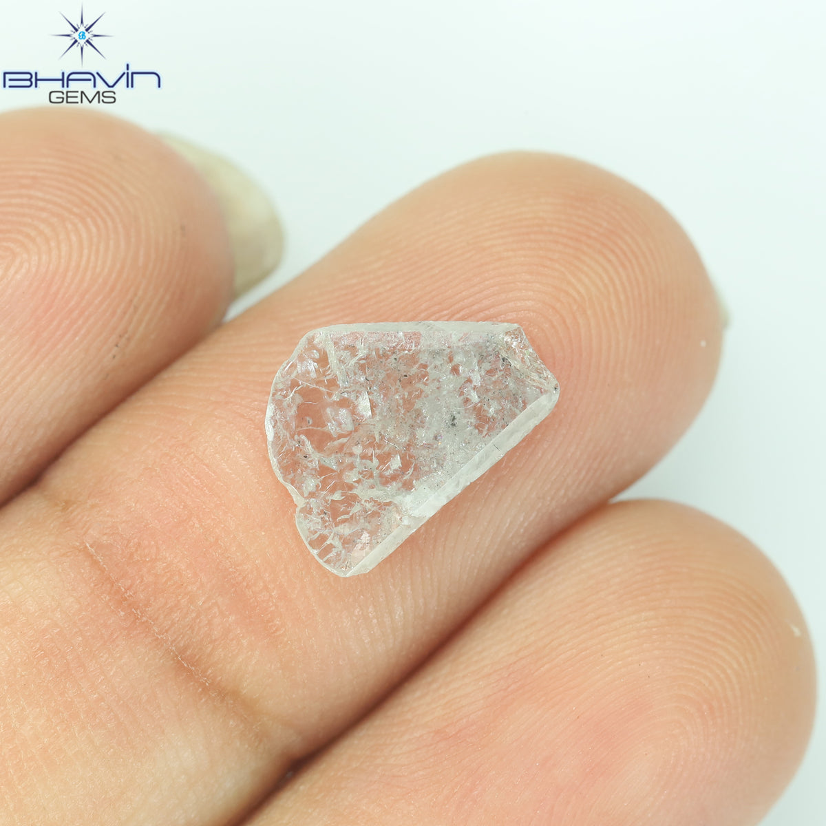 0.77 CT Natural Slice (Polki) Diamond White Color Clarity I3 (10.68 MM)