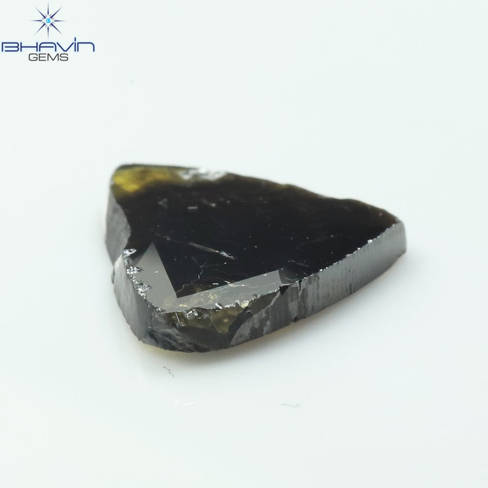 2.66 CT Triangle Slice Shape Natural Diamond Brown Color I3 Clarity (14.00 MM)