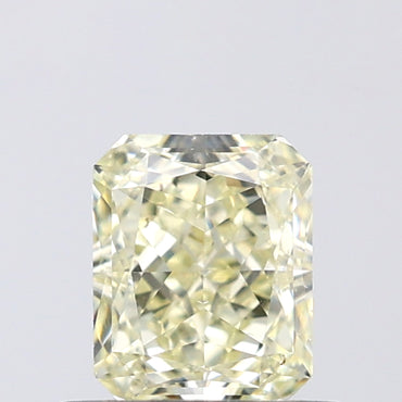 0.70 CT Radiant Shape Natural Diamond Yellow Color VVS1 Clarity (5.40 MM)