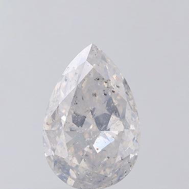 1.36 CT Pear Shape Natural Diamond White Color I1 Clarity (8.55 MM)