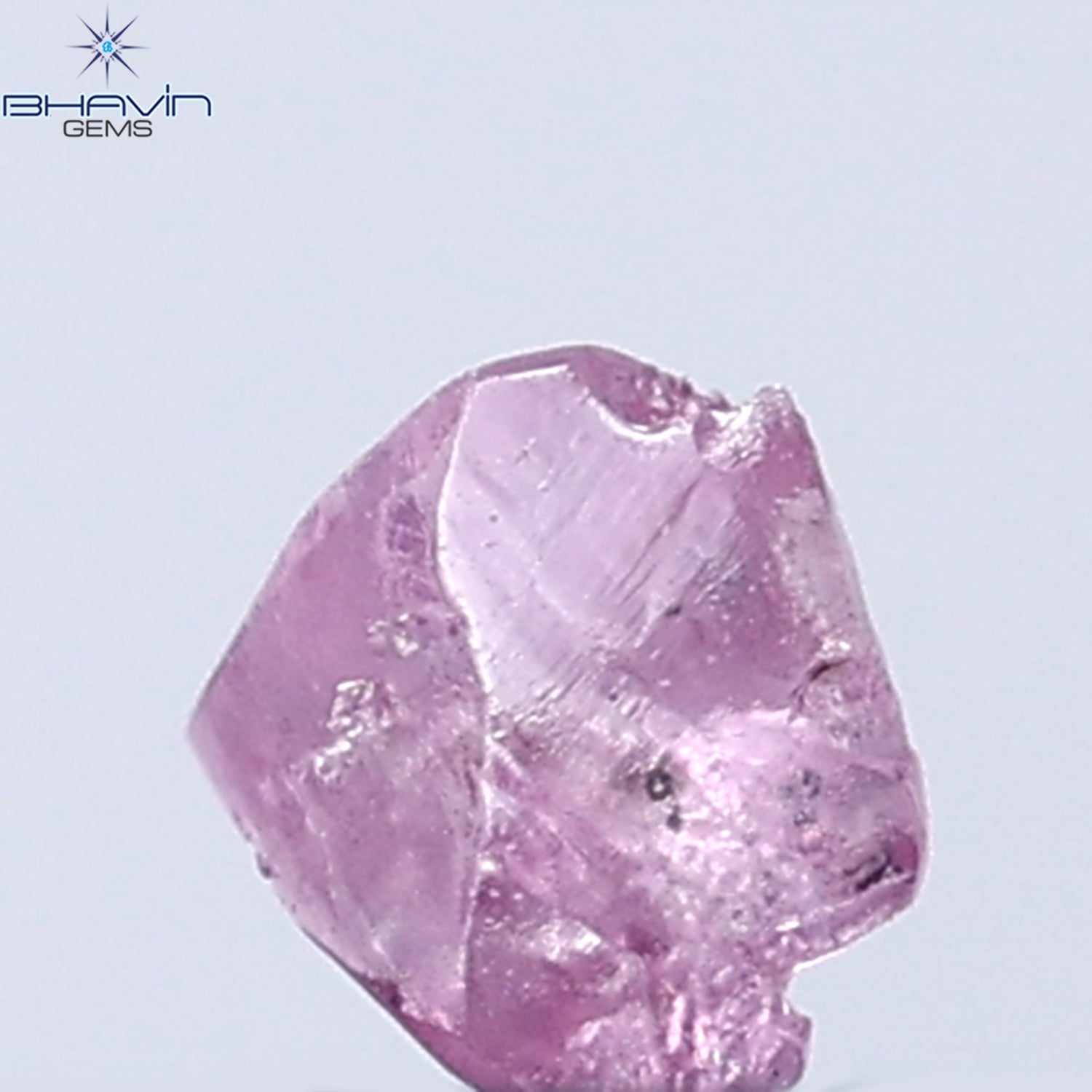 0.05 CT Rough Shape Natural Diamond Pink (Argyle) Color SI1 Clarity (2.88 MM)