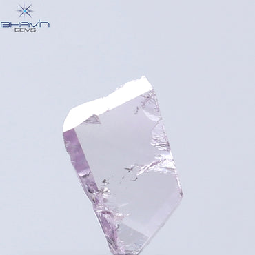 0.19 CT Rough Shape Natural Diamond Pink Color SI1 Clarity (4.35 MM)