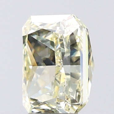 0.70 CT Radiant Shape Natural Diamond Yellow Color VVS1 Clarity (5.40 MM)