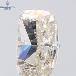 0.66 CT Cushion Shape Natural Diamond White Color I2 Clarity (5.74 MM)