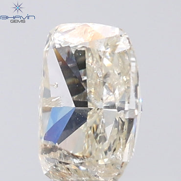 0.66 CT Cushion Shape Natural Diamond White Color I2 Clarity (5.74 MM)