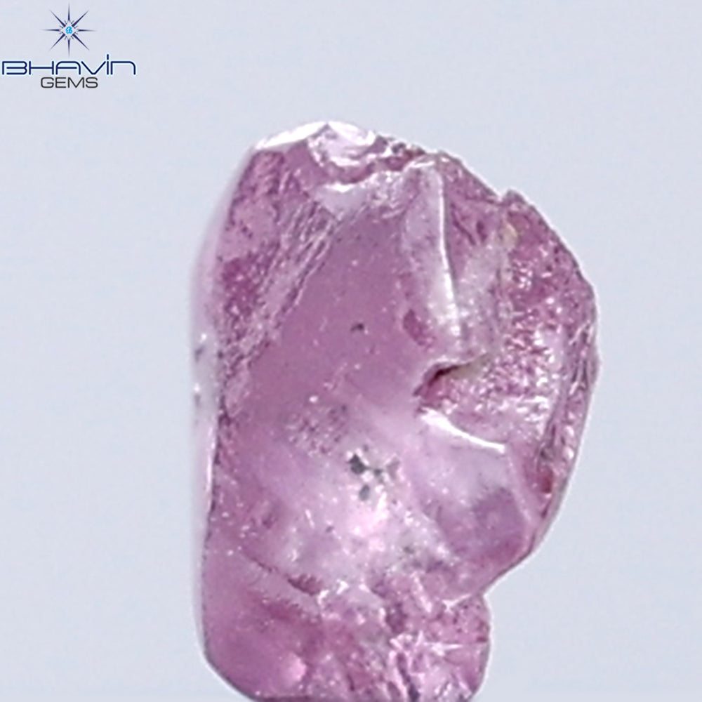 0.05 CT Rough Shape Natural Diamond Pink (Argyle) Color SI1 Clarity (2.88 MM)