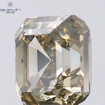 1.01 CT Asscher Shape Natural Diamond Gray Color SI2 Clarity (5.16 MM)