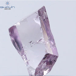 0.19 CT Rough Shape Natural Diamond Pink Color SI1 Clarity (4.35 MM)