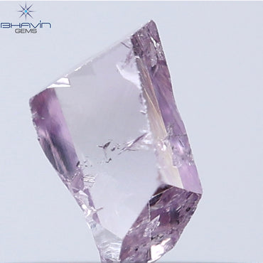 0.19 CT Rough Shape Natural Diamond Pink Color SI1 Clarity (4.35 MM)