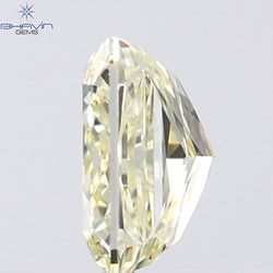 0.70 CT Radiant Shape Natural Diamond Yellow Color VVS1 Clarity (5.40 MM)
