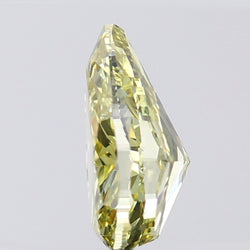 0.83 CT Pear Shape Natural Diamond Green (Chameleon) Color SI1 Clarity (7.34 MM)
