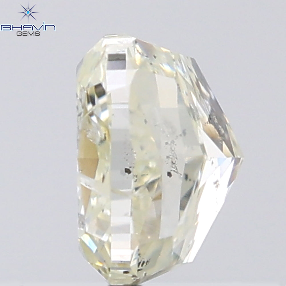 1.01 CT Cushion Shape Natural Diamond Yellow Color I1 Clarity (5.66 MM)
