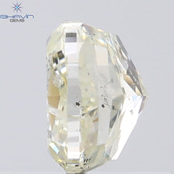 1.01 CT Cushion Shape Natural Diamond Yellow Color I1 Clarity (5.66 MM)