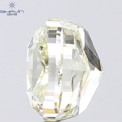 0.90 CT Cushion Shape Natural Diamond Yellow Color VS2 Clarity (5.07 MM)