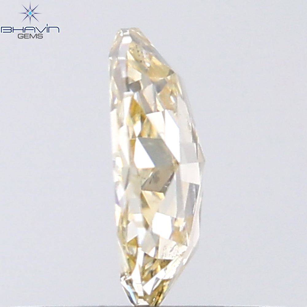 0.66 CT Round Rose Cut Natural Diamond White Color SI2 Clarity (6.17 MM)