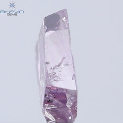 0.19 CT Rough Shape Natural Diamond Pink Color SI1 Clarity (4.35 MM)