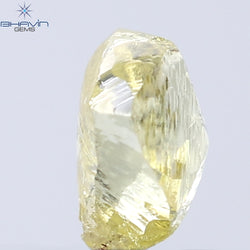 0.41 CT Rough Shape Natural Diamond Yellow Color VS1 Clarity (4.80 MM)