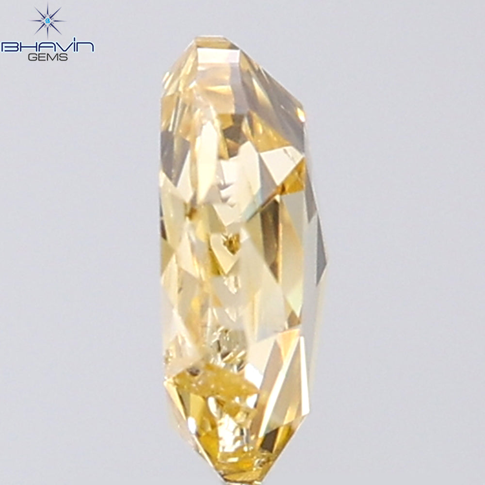 0.93 CT Round Rose Cut Natural Diamond Orange Color SI2 Clarity (6.43 MM)