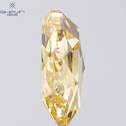 0.93 CT Round Rose Cut Natural Diamond Orange Color SI2 Clarity (6.43 MM)