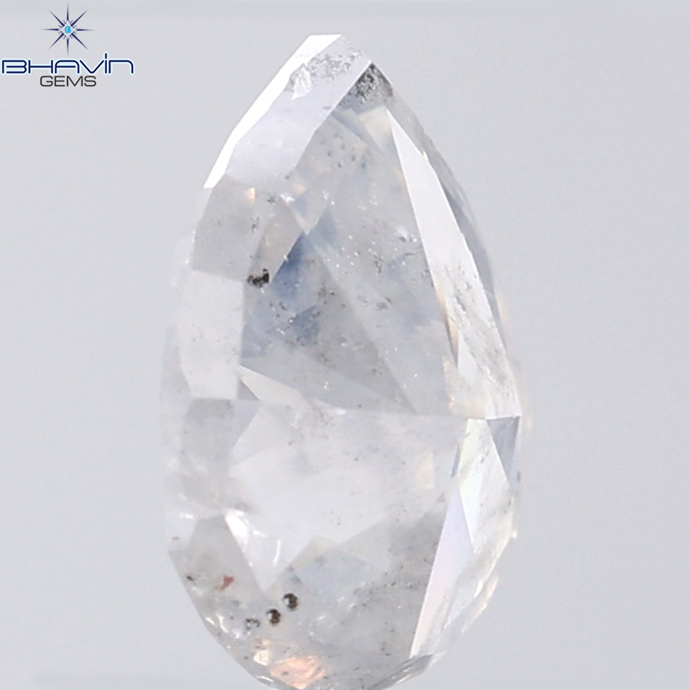 1.58 CT Pear Shape Natural Diamond White Color I2 Clarity (8.89 MM)