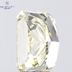 0.70 CT Radiant Shape Natural Diamond Yellow Color VVS1 Clarity (5.40 MM)