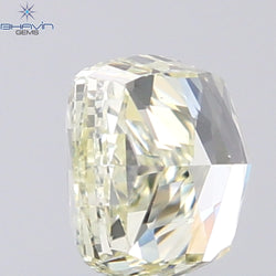 0.75 CT Cushion Shape Natural Diamond Yellow Color VS1 Clarity (4.86 MM)