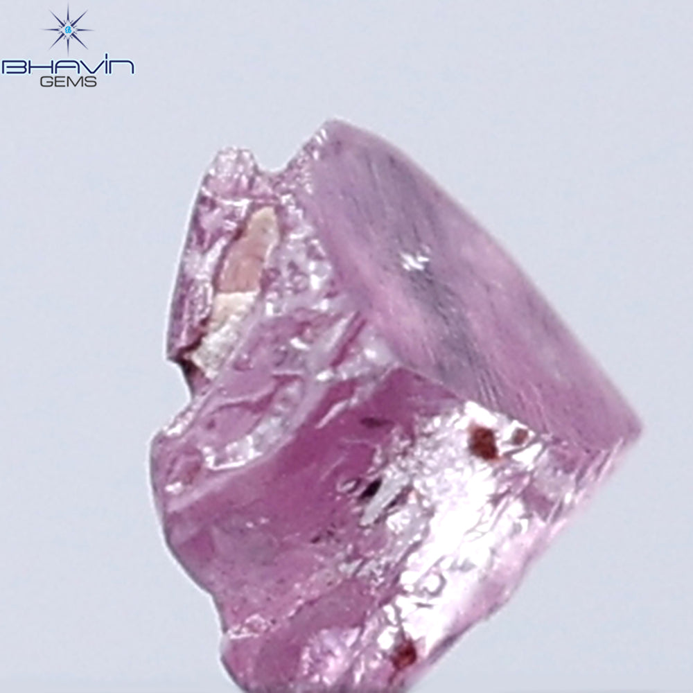 0.05 CT Rough Shape Natural Diamond Pink (Argyle) Color SI1 Clarity (2.88 MM)