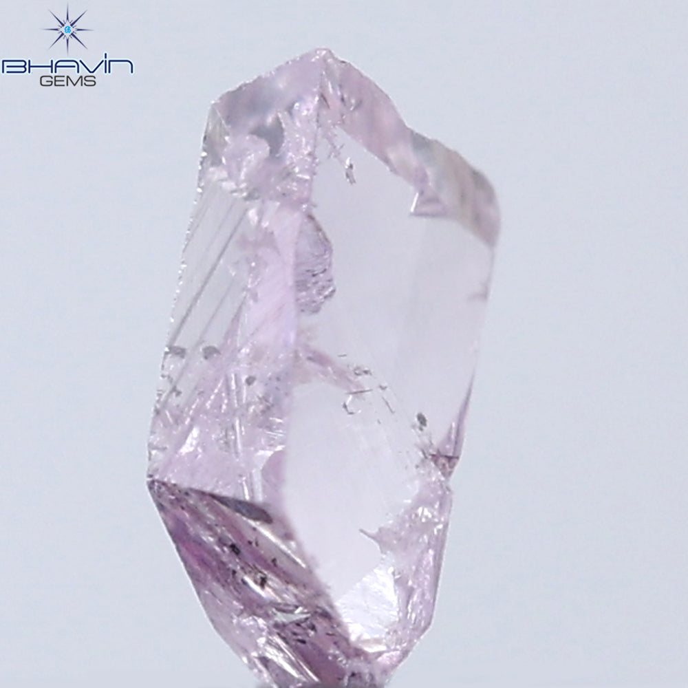 0.19 CT Rough Shape Natural Diamond Pink Color SI1 Clarity (4.35 MM)