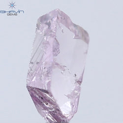 0.19 CT Rough Shape Natural Diamond Pink Color SI1 Clarity (4.35 MM)