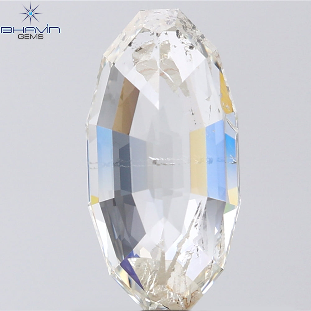 2.20 CT Oval Shape Natural Diamond White Color I2 Clarity (12.30 MM)