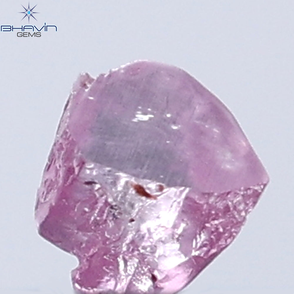 0.05 CT Rough Shape Natural Diamond Pink (Argyle) Color SI1 Clarity (2.88 MM)