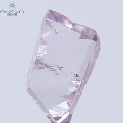 0.19 CT Rough Shape Natural Diamond Pink Color SI1 Clarity (4.35 MM)